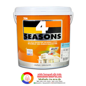 ทีโอเอ โฟร์ซีซั่นส์ ภายนอกและภายใน กึ่งเงา Toa 4 Seasons (Semi Gloss)