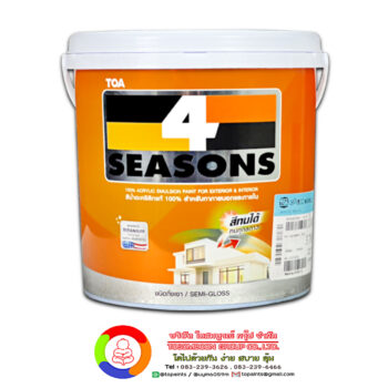 ทีโอเอ โฟร์ซีซั่นส์ ภายนอกและภายใน กึ่งเงา Toa 4 Seasons (Semi Gloss)