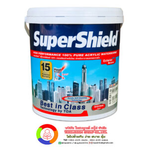 ทีโอเอ ซุปเปอร์ชิลด์ สีน้ำอะคริลิกกึ่งเงา Toa SuperShield Semi Gloss
